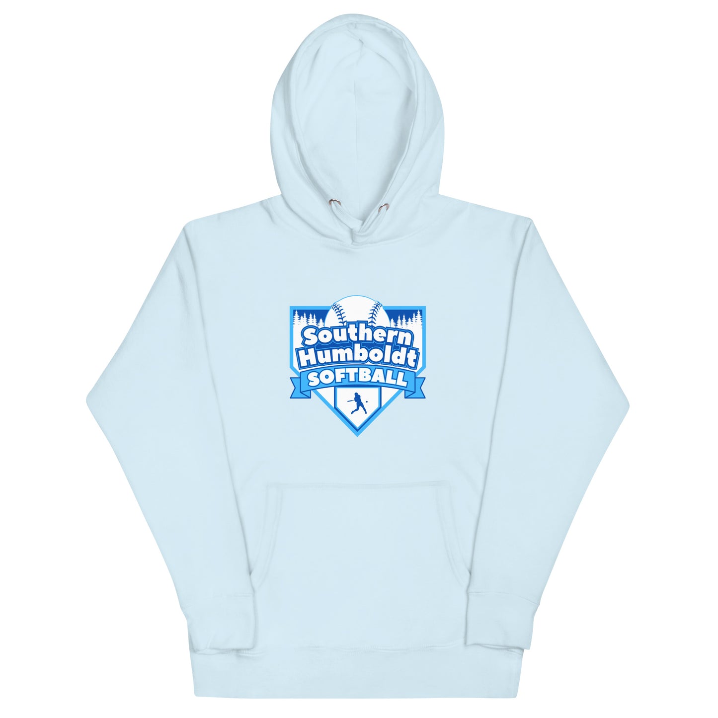 Southern Humboldt Softball 2 Blue Cotton Hoodie