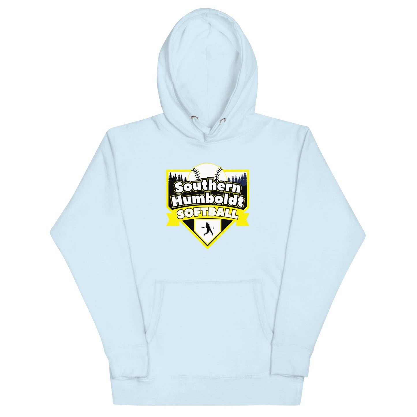 Southern Humboldt Softball Yellow Hoodie