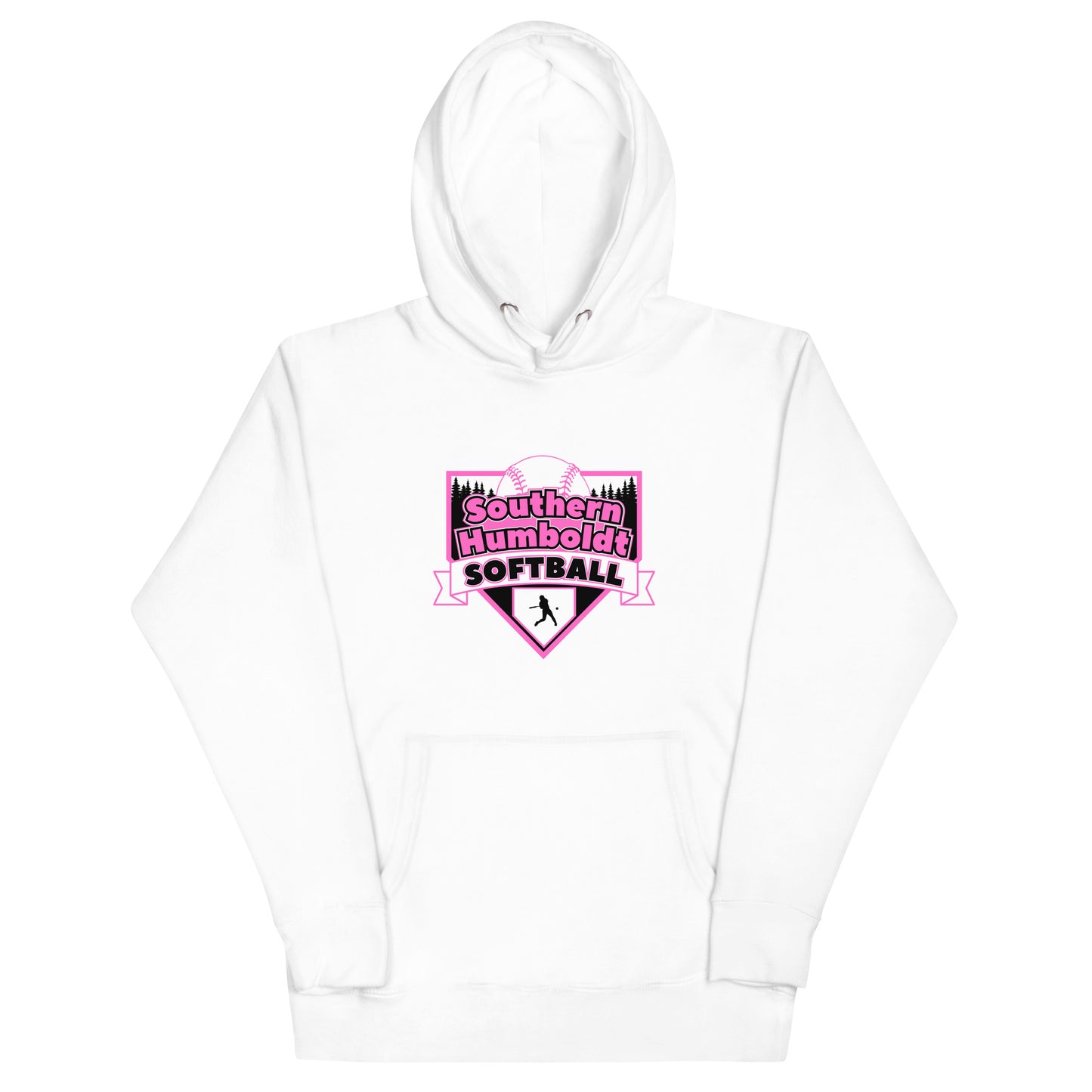 Southern Humboldt Softball Cotton Hoodie PINK