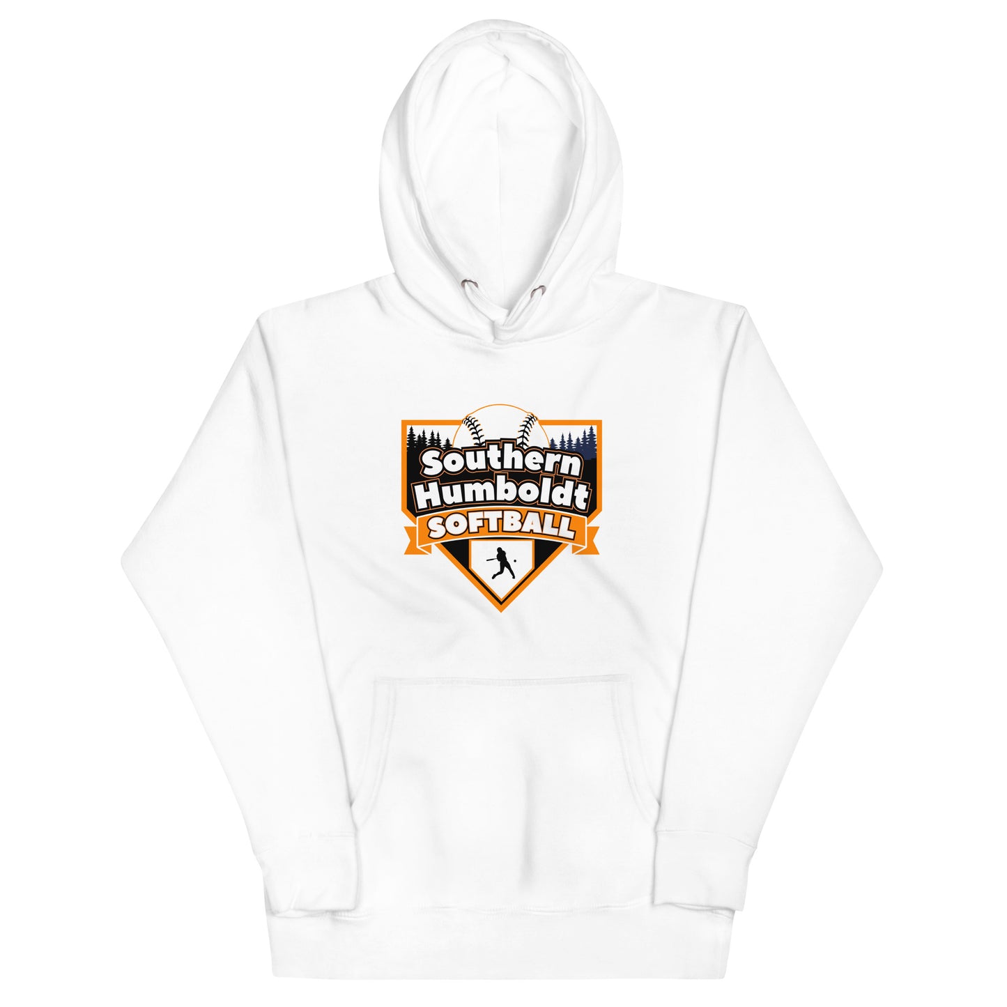 Southern Humboldt Softball Cotton Hoodie Orange