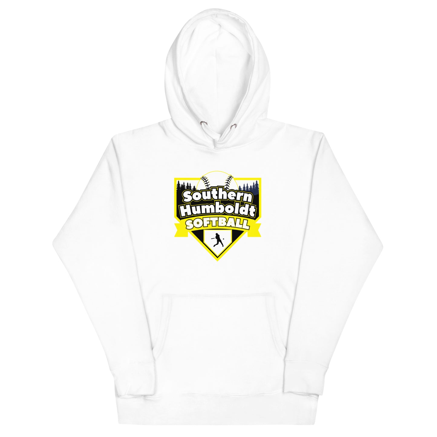 Southern Humboldt Softball Yellow Hoodie