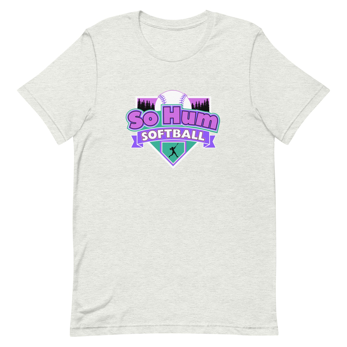 So Hum Softball Pink t-shirt