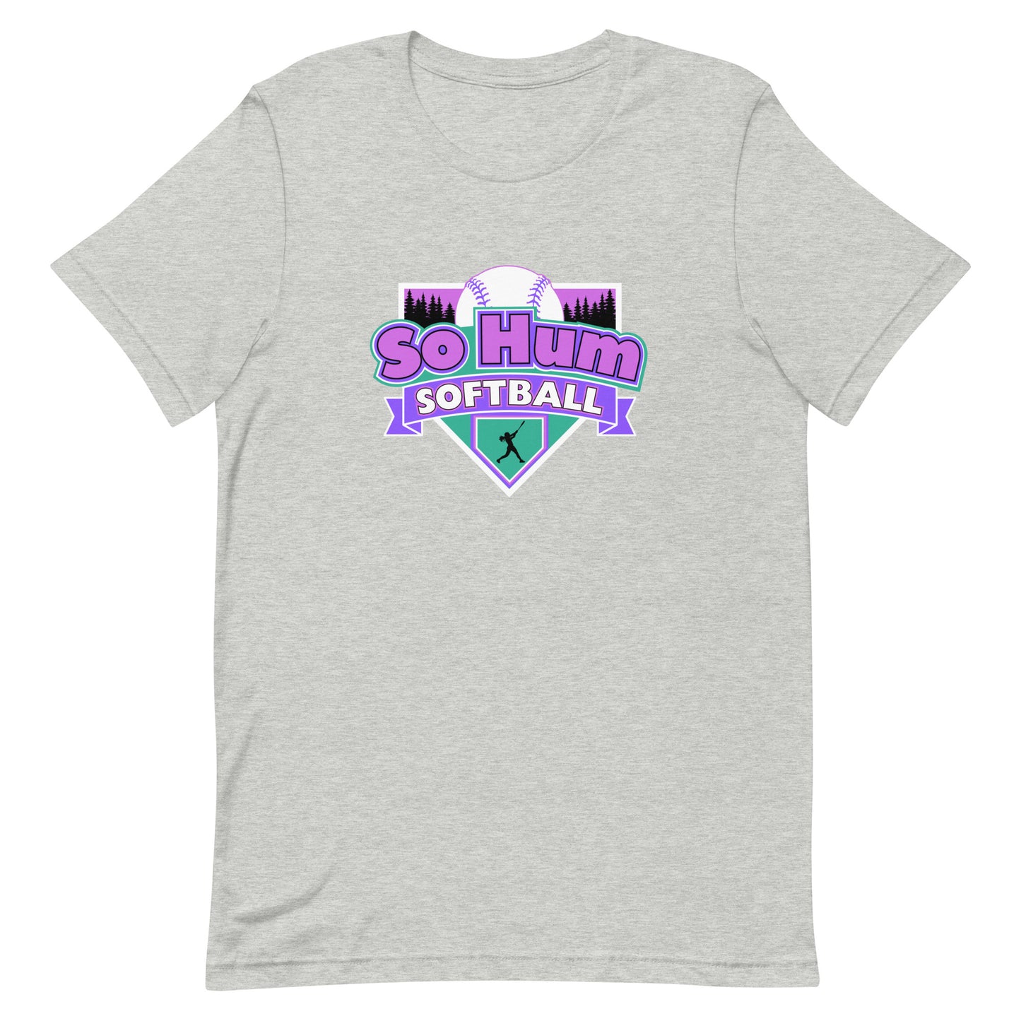 So Hum Softball Pink t-shirt