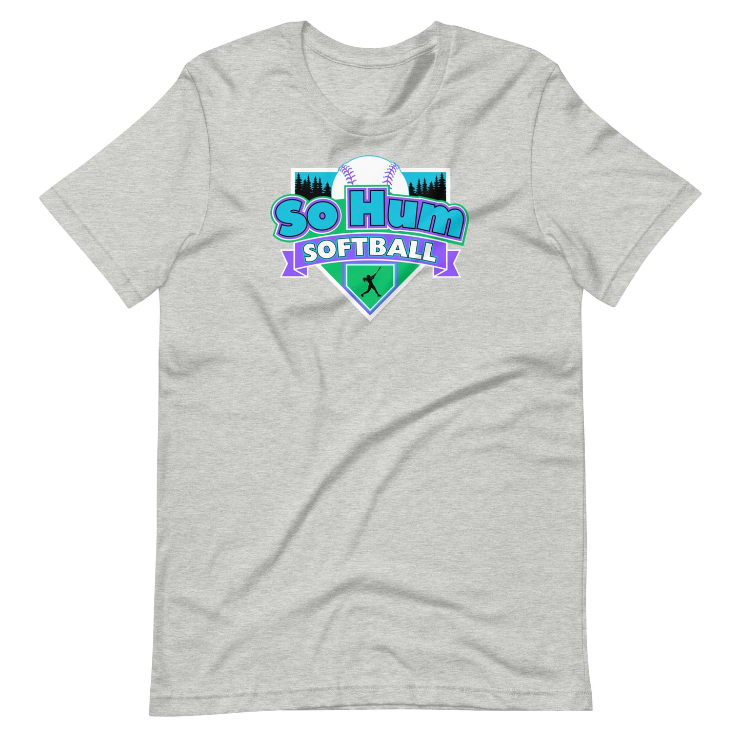 So Hum Softball Blue t-shirt