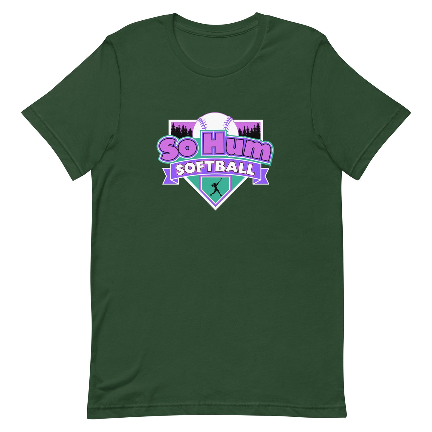 So Hum Softball Pink t-shirt