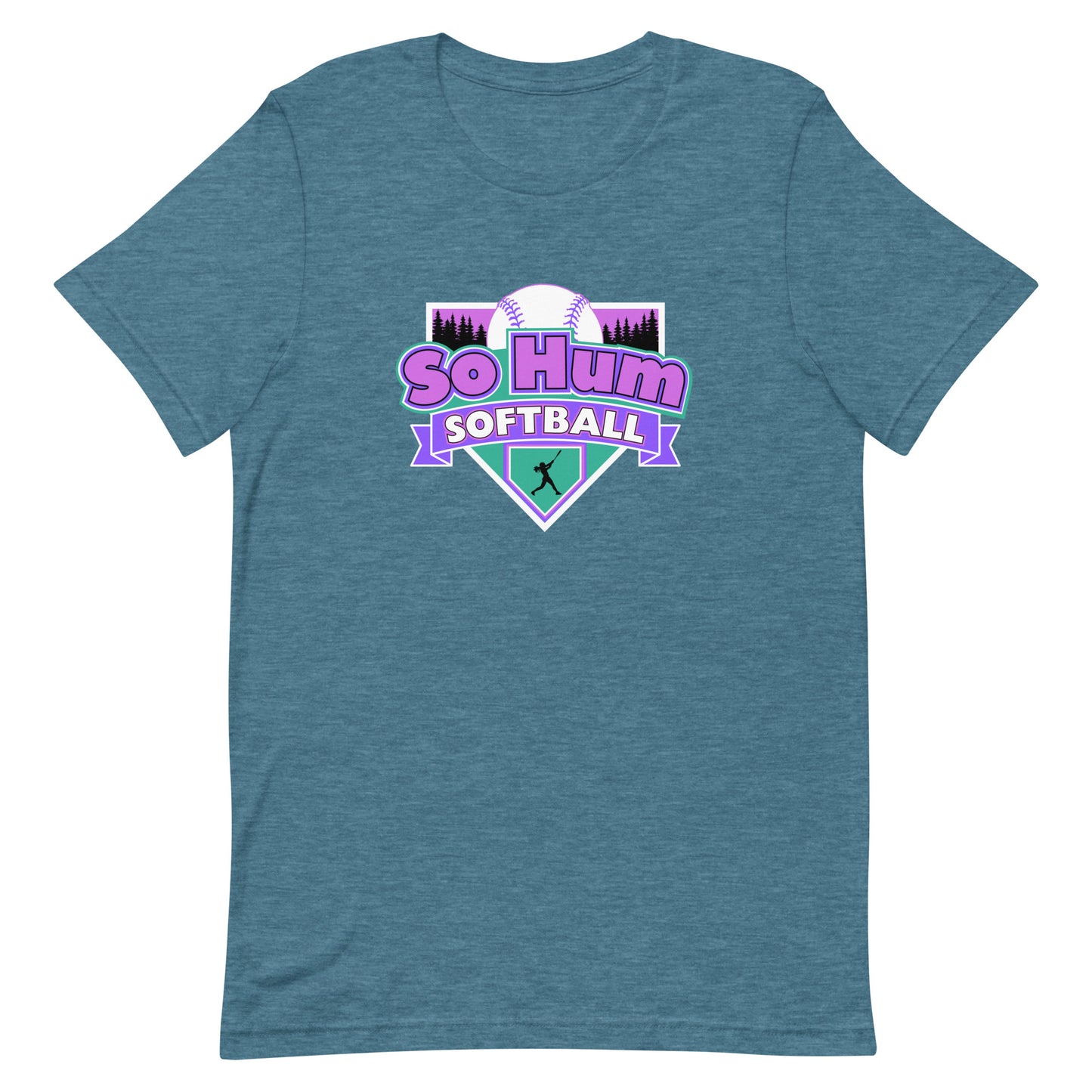 So Hum Softball Pink t-shirt