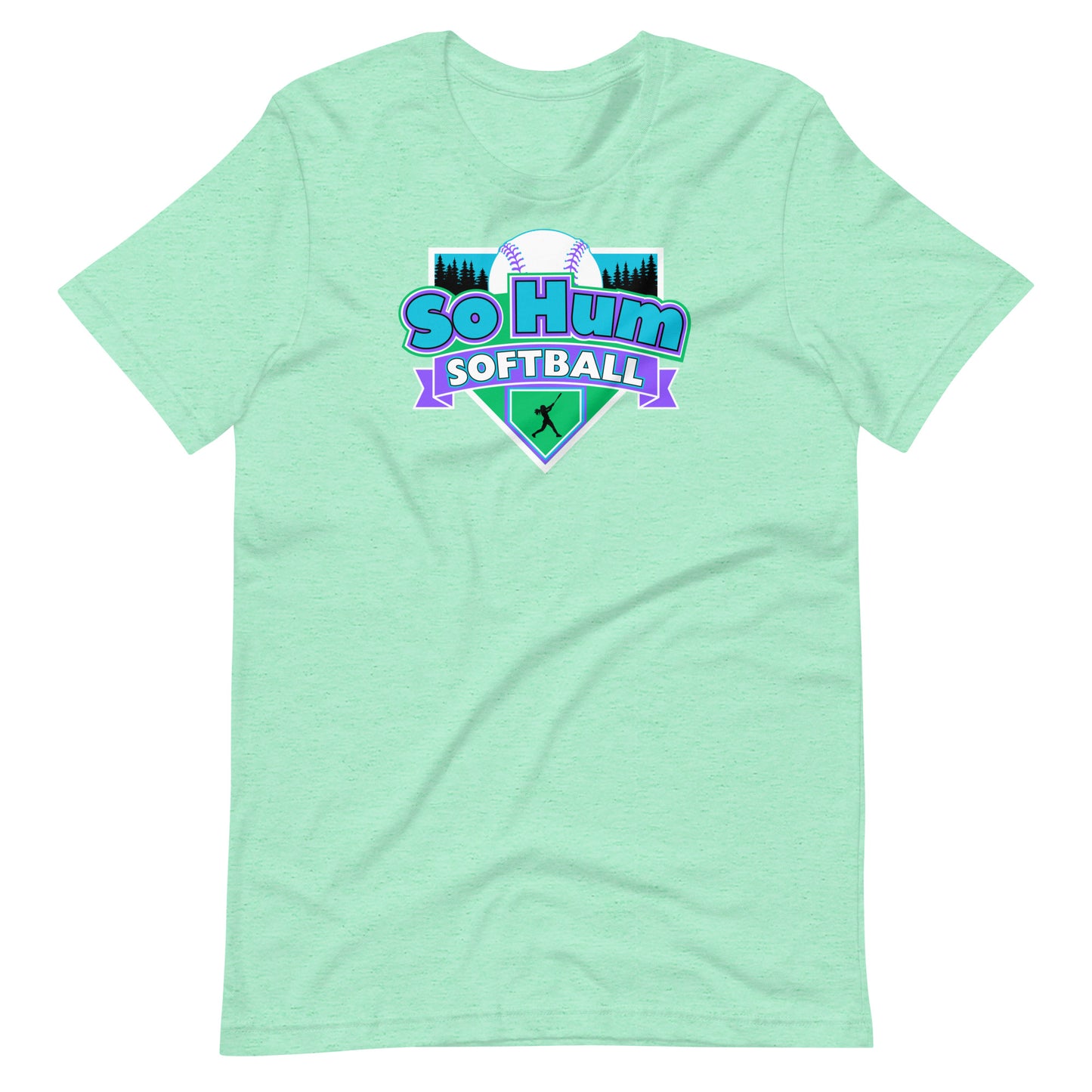 So Hum Softball Blue t-shirt