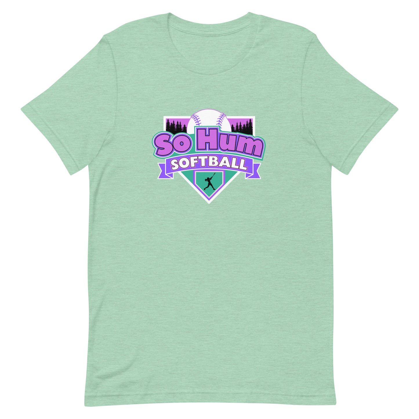 So Hum Softball Pink t-shirt