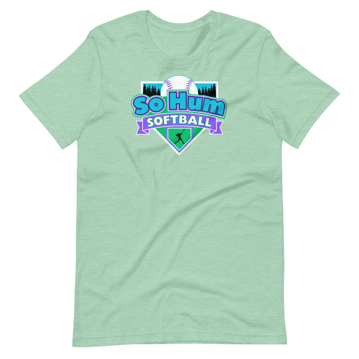 So Hum Softball Blue t-shirt