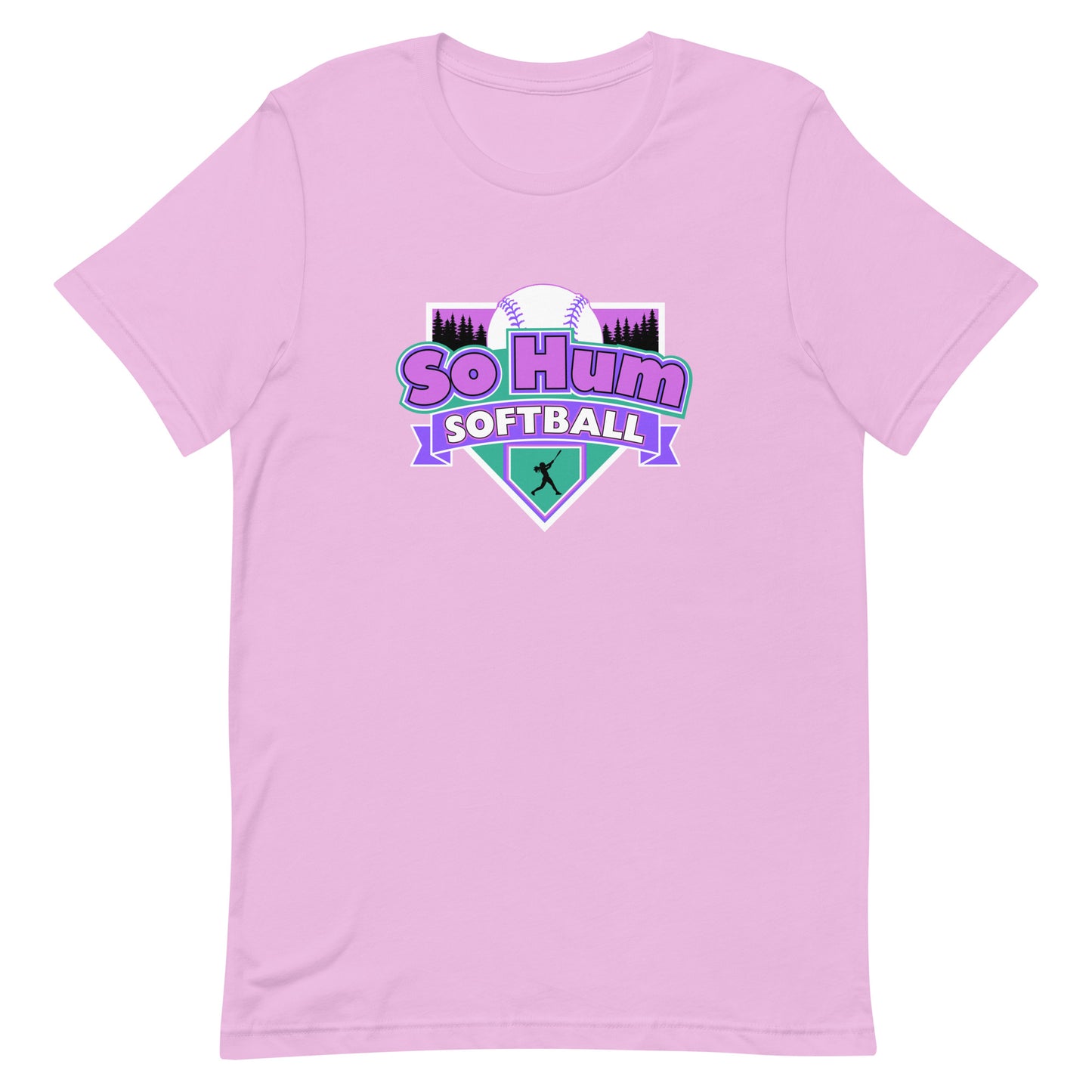 So Hum Softball Pink t-shirt