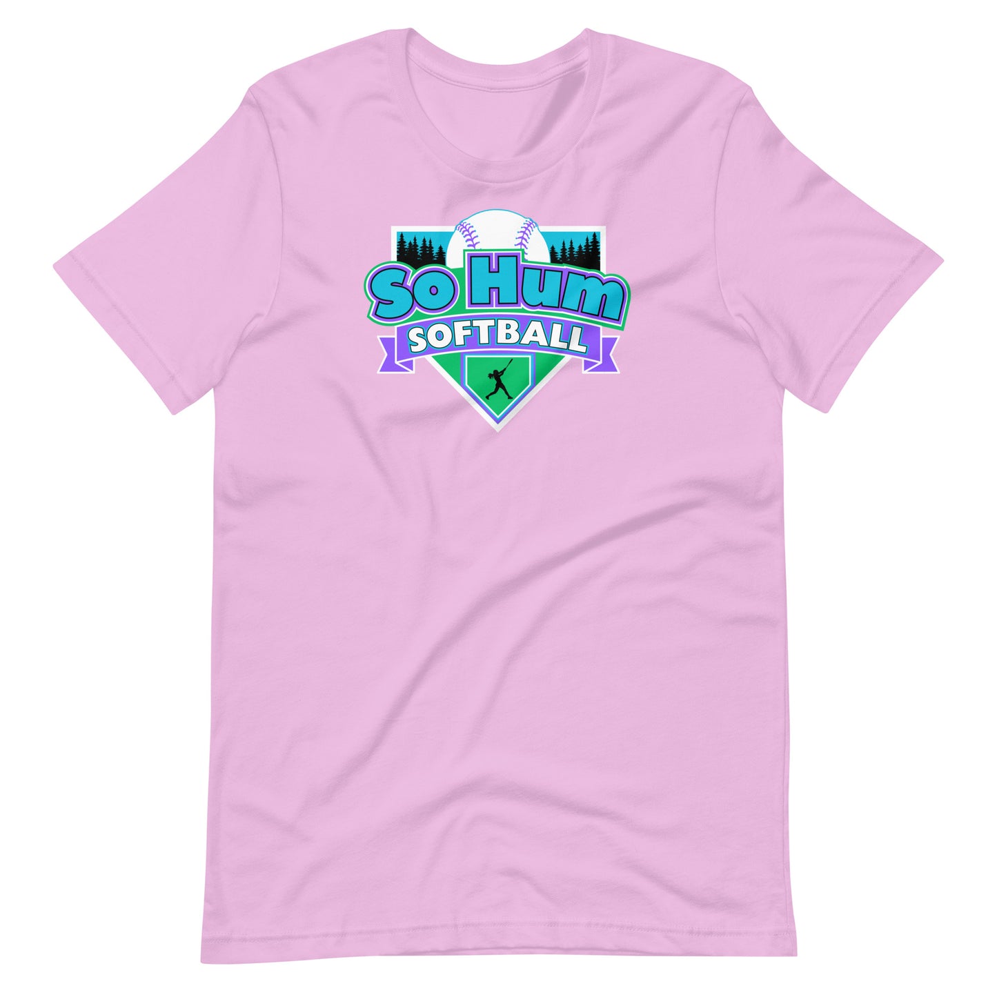 So Hum Softball Blue t-shirt