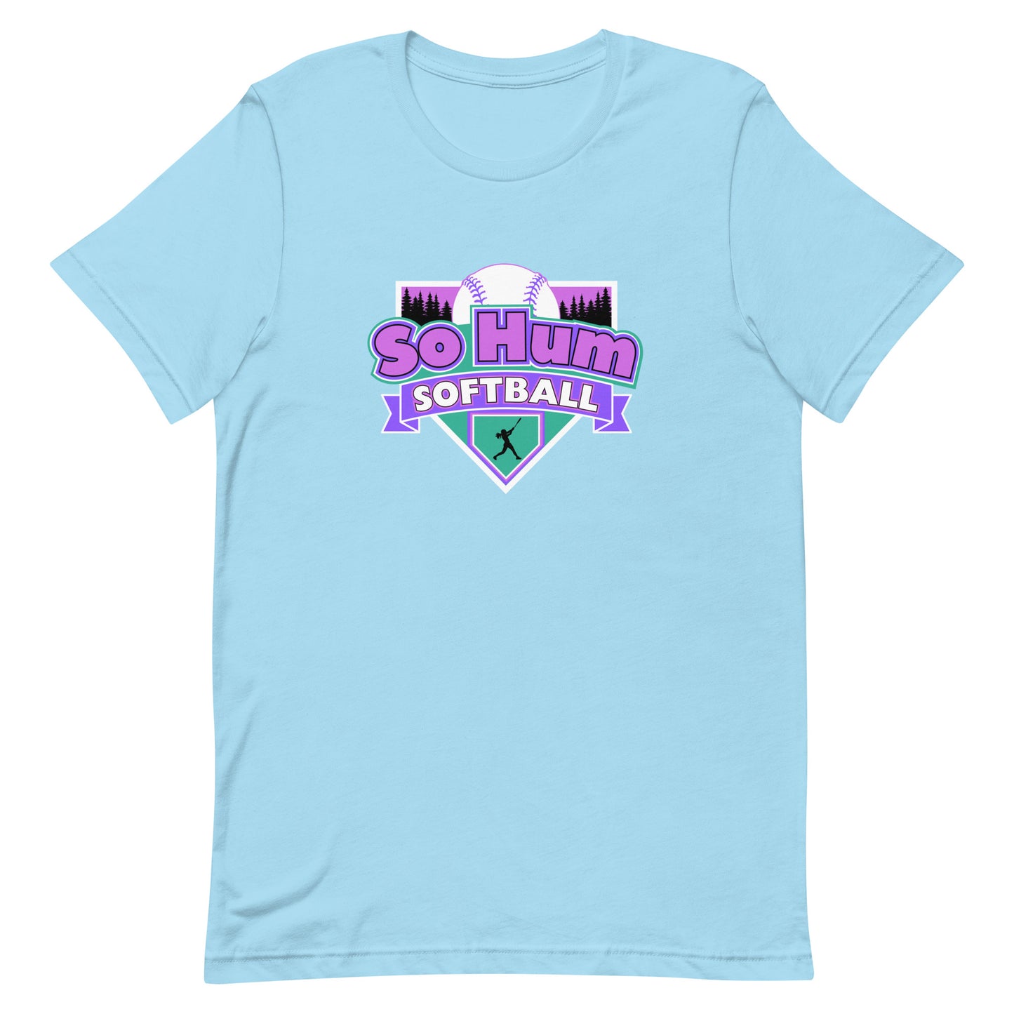 So Hum Softball Pink t-shirt