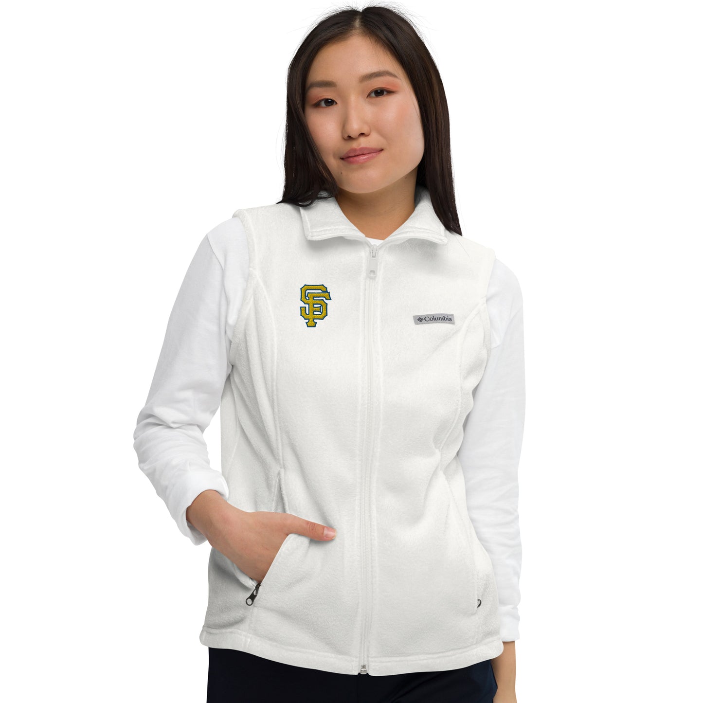 SF Women’s Columbia fleece vest