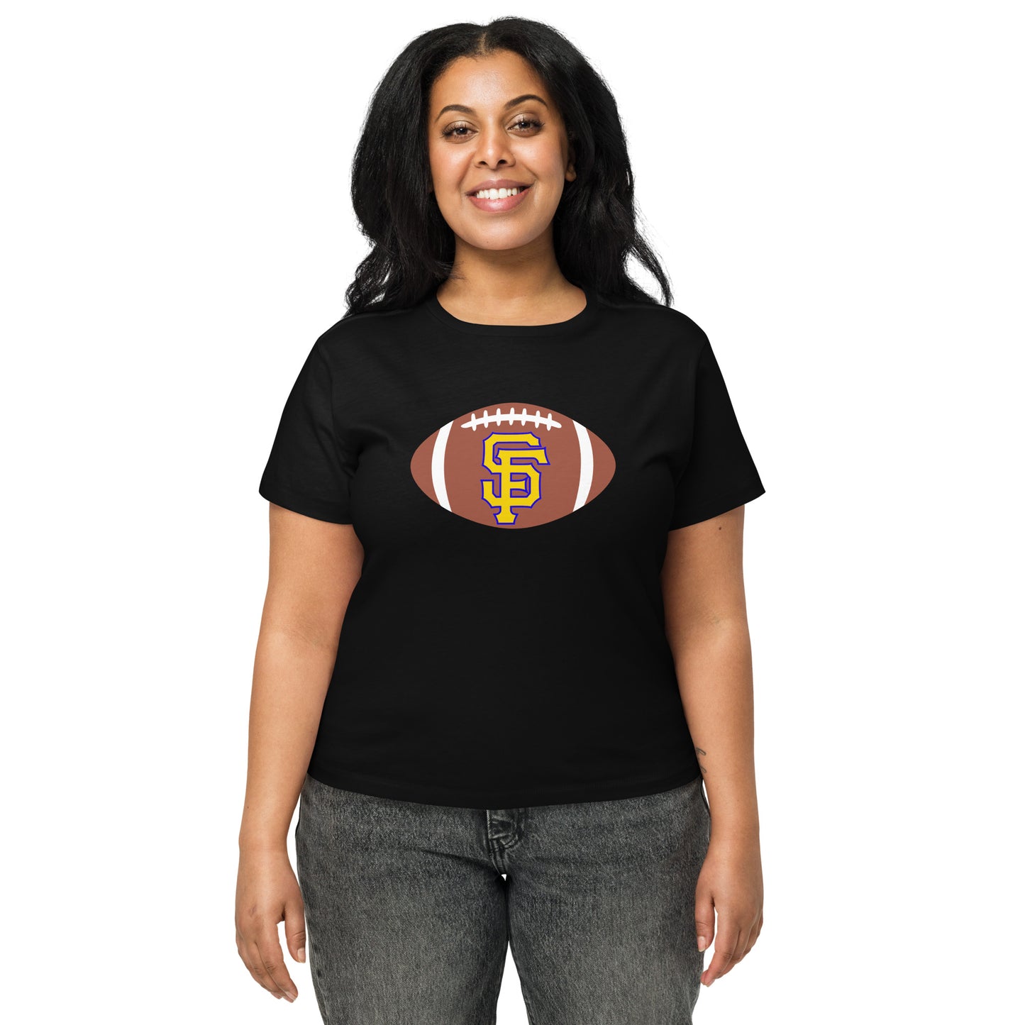 SF Football Women’s high-waisted t-shirt