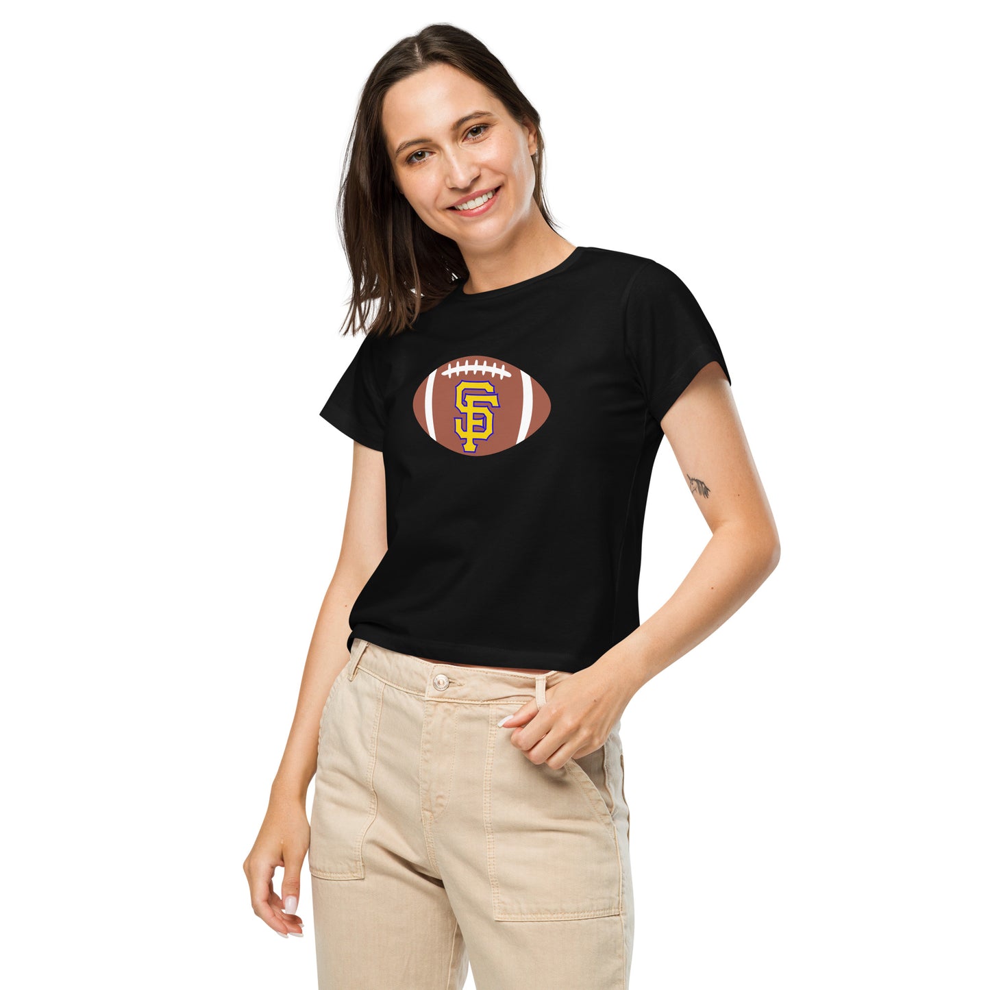 SF Football Women’s high-waisted t-shirt