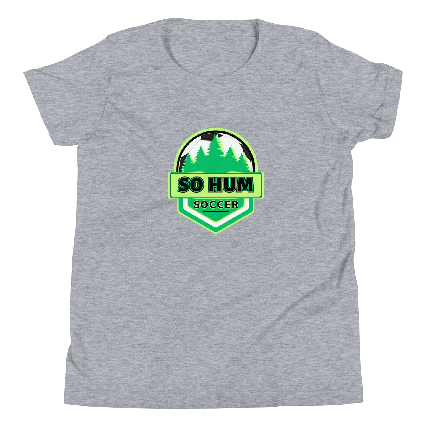 So Hum Soccer Green Youth Short Sleeve T-Shirt