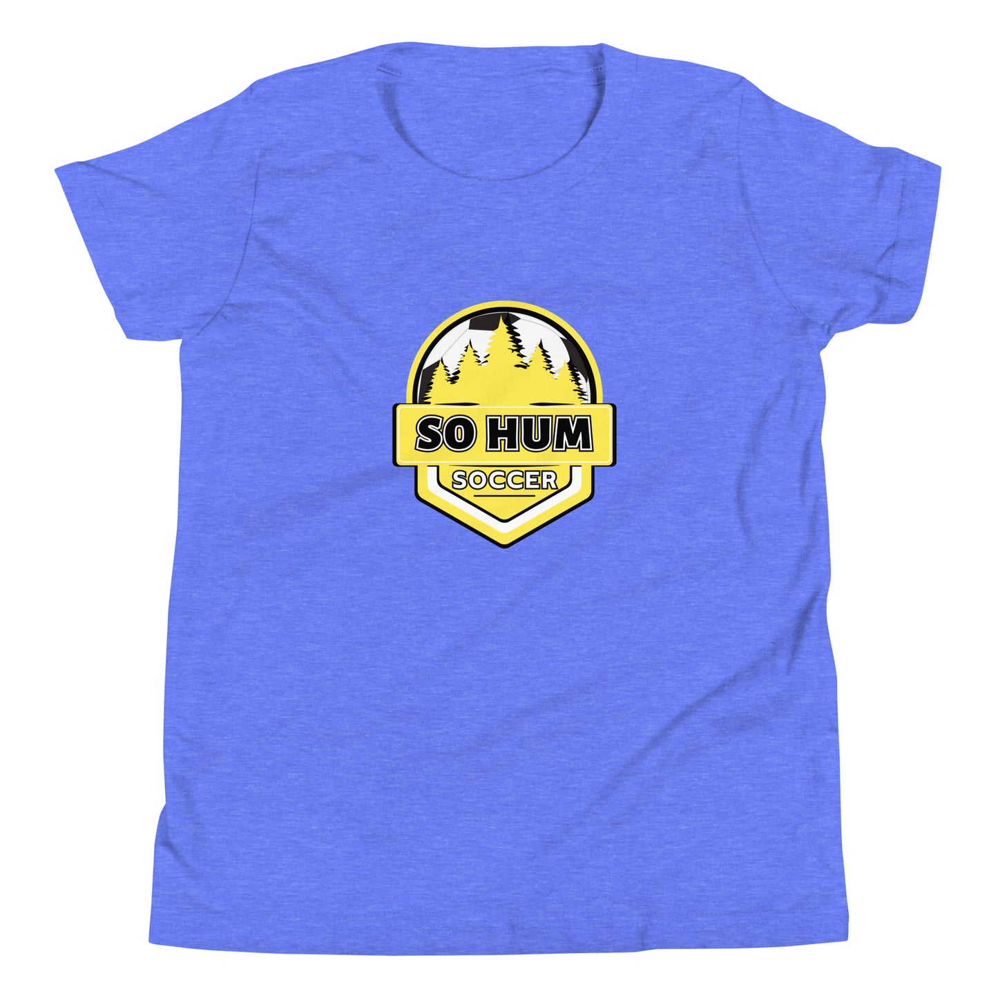 So Hum Soccer Yellow Youth Short Sleeve T-Shirt