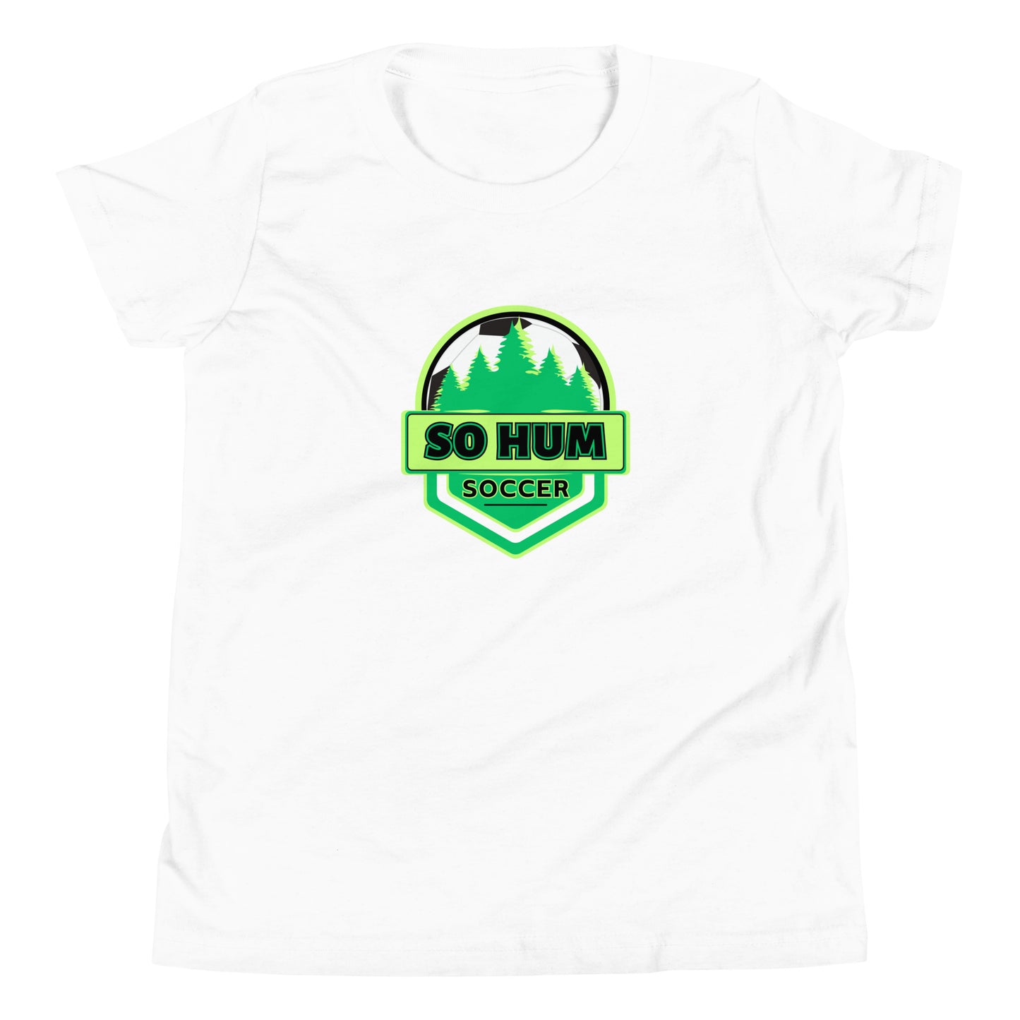 So Hum Soccer Green Youth Short Sleeve T-Shirt